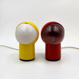 Paire de lampes Space Age italiennes Gagiplast en plastique années 70