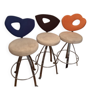 lot de 3 tabourets –