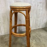 Rattan bar stool