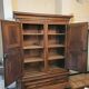 LOUIS XIII CABINET IN DIAMOND-TIP WALNUT 2 DOORS FROM THE 18TH CENTURY