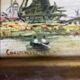 Painting: oil on canvas - lake edge of the mills