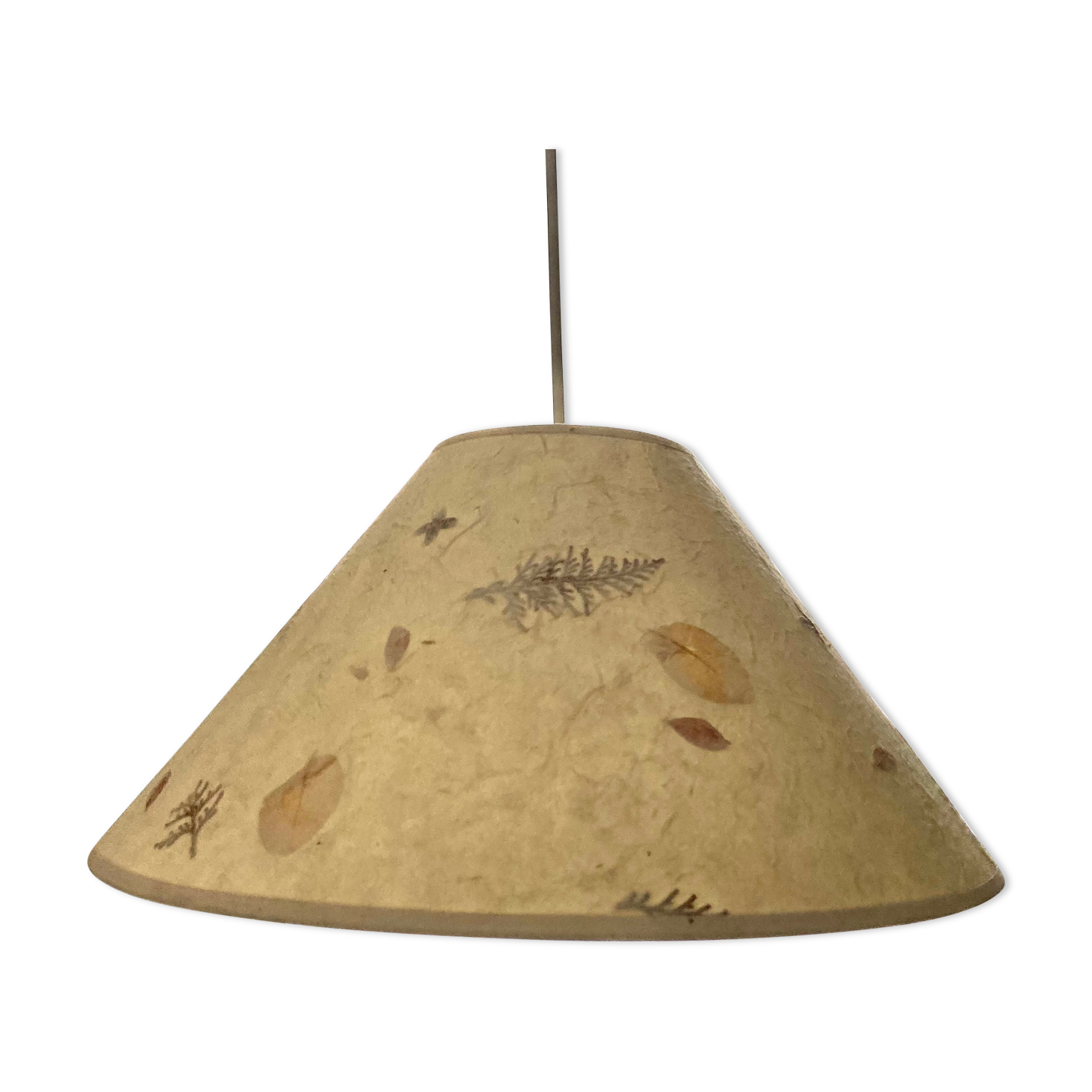 Suspension dried flowers, handmade paper