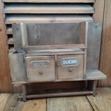 Shelf spices support wipes any drawer wood patinated
