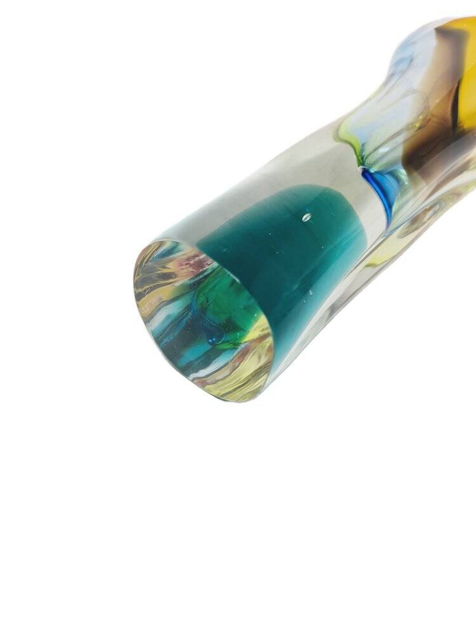 Vase by J. Hospodka for Chribska Glassworks, Czechoslovakia, 1960s