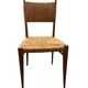 1950s modernist straw chair