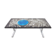 Mid-century ceramic coffee table by Julien de Covemaker, known as "Belarti", ceramist in Ostend