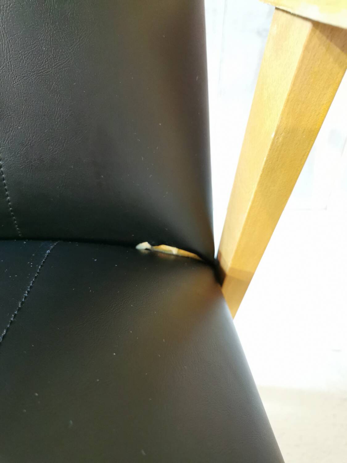 Fauteuil en skaï