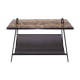 Perforated plate coffee table from the 1950s
