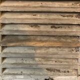 Pair of high louvers