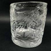 Crystal vase by Bjorn Wiinblad for Rosenthal, limited edition numbered 63/100