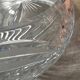 Cut crystal salad bowl