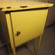 Meuble atelier métallique industriel une porte jaune