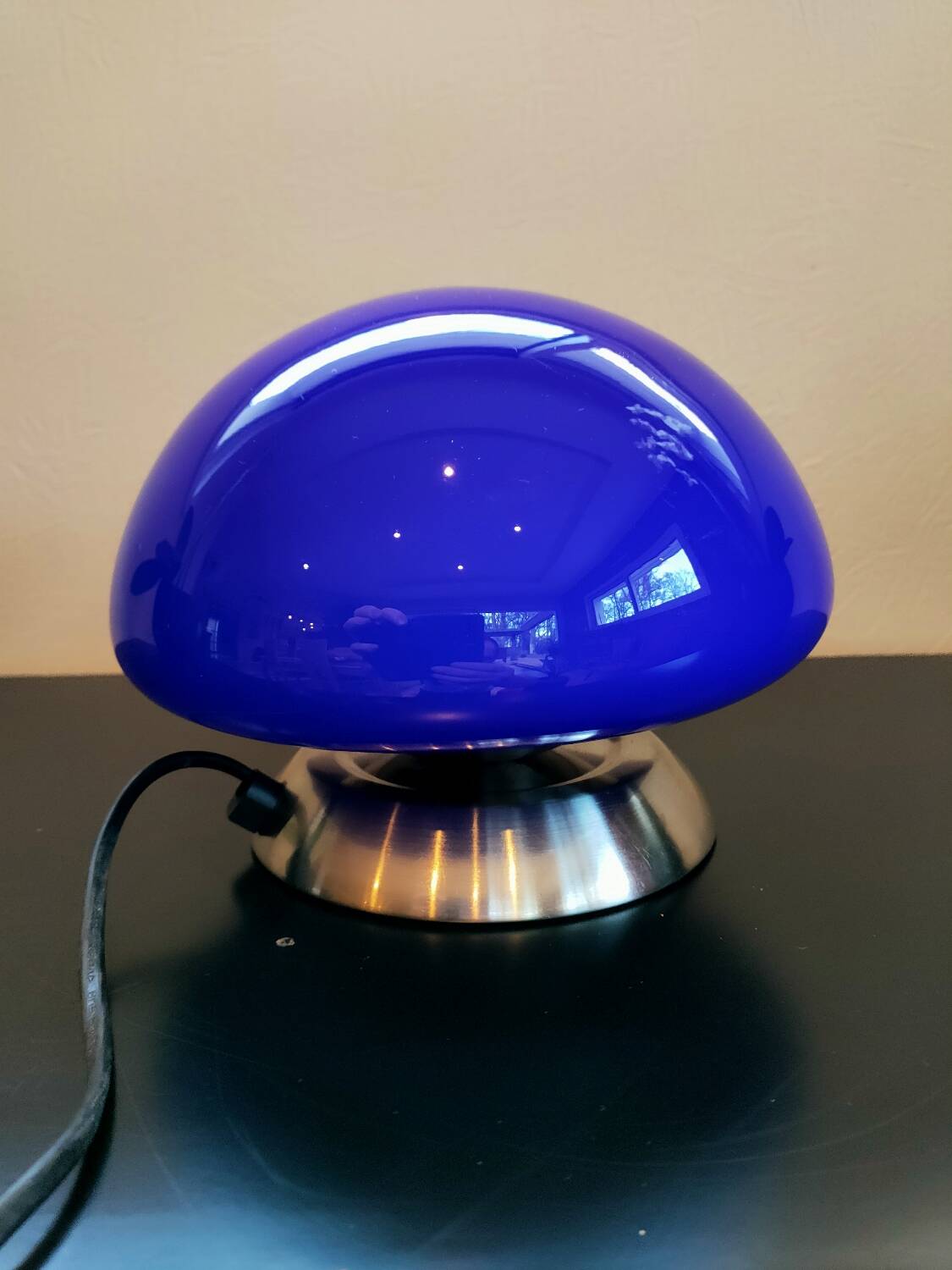 Lampe de table champignon vintage