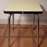 Tabouret formica jaune