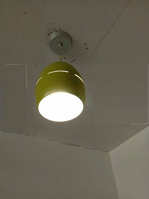 Suspension vintage modèle oeuf années 70