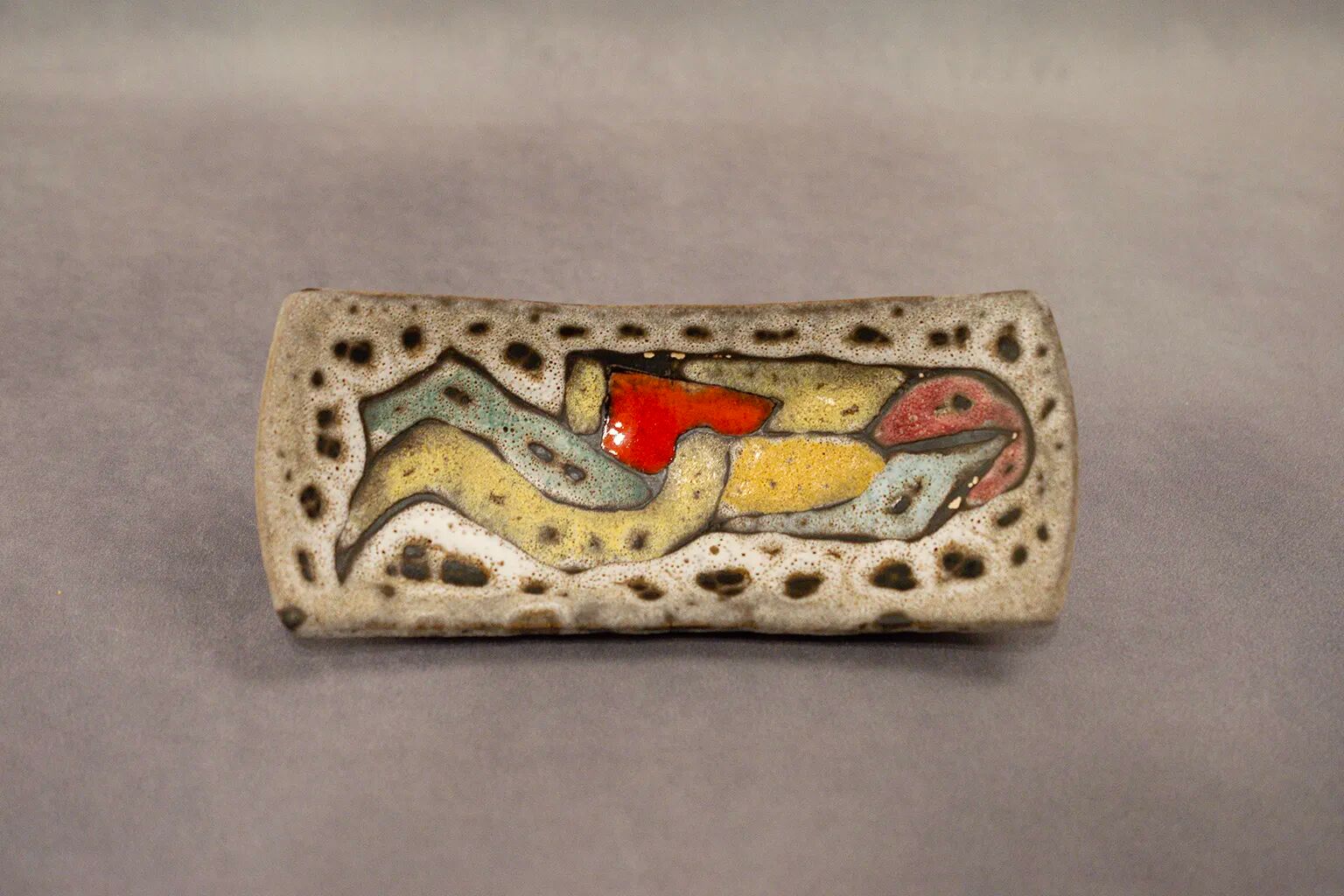 4 ceramic fat lava bowls by Marius Bessone – Vallauris – Mid-century