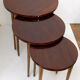 Set de 4 tables gigognes en bois