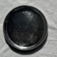 Vintage circular plate with pearl stripe D27