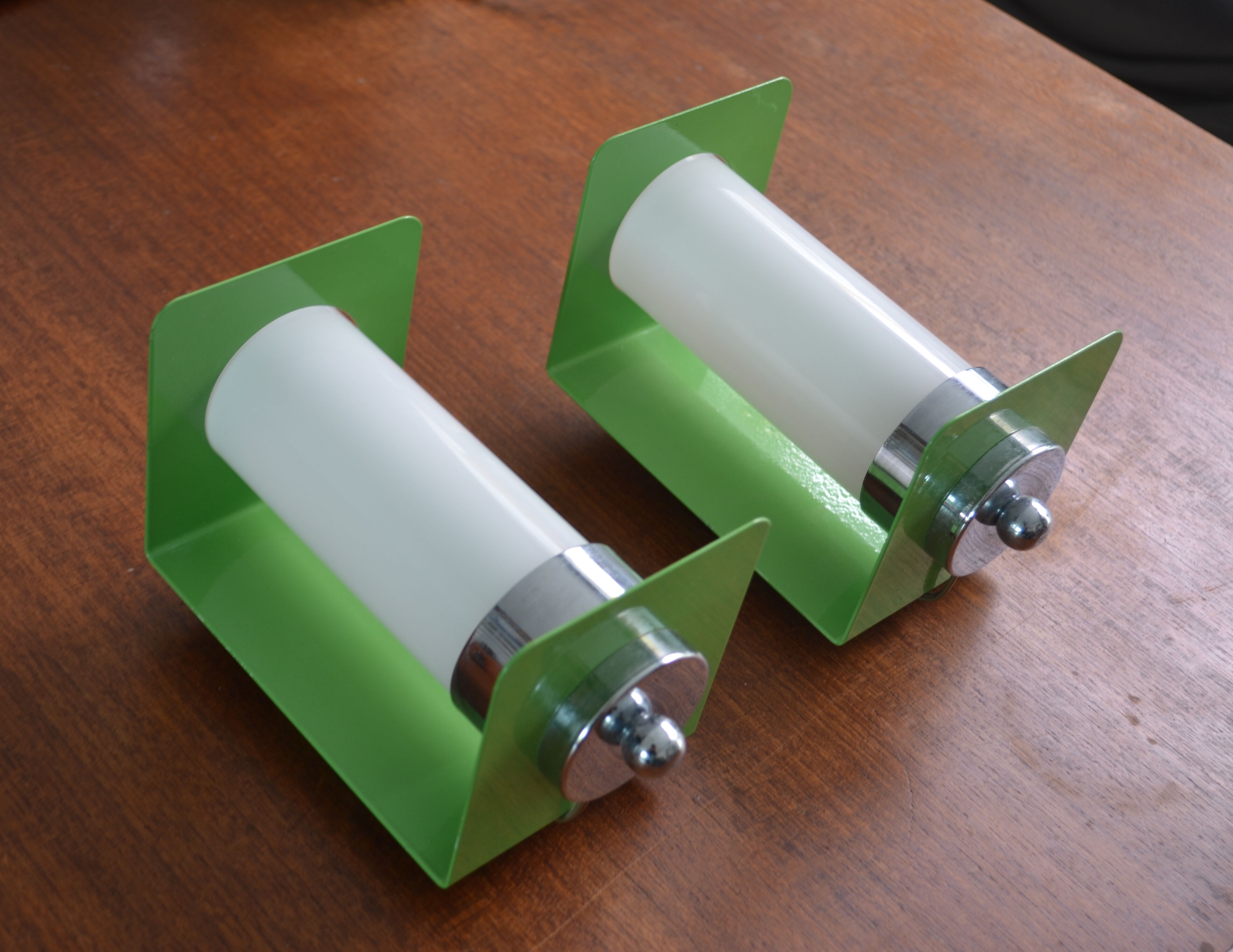 Pair of vintage Delmas Disderot sconces 70s