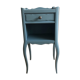 Guéridon en bois bleu