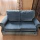 Turquoise blue velvet convertible sofa