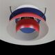 Louis Poulsen / Poul Henningsen “PH 5” pendant lamp / red / mid-century / Danish modern design / PH5