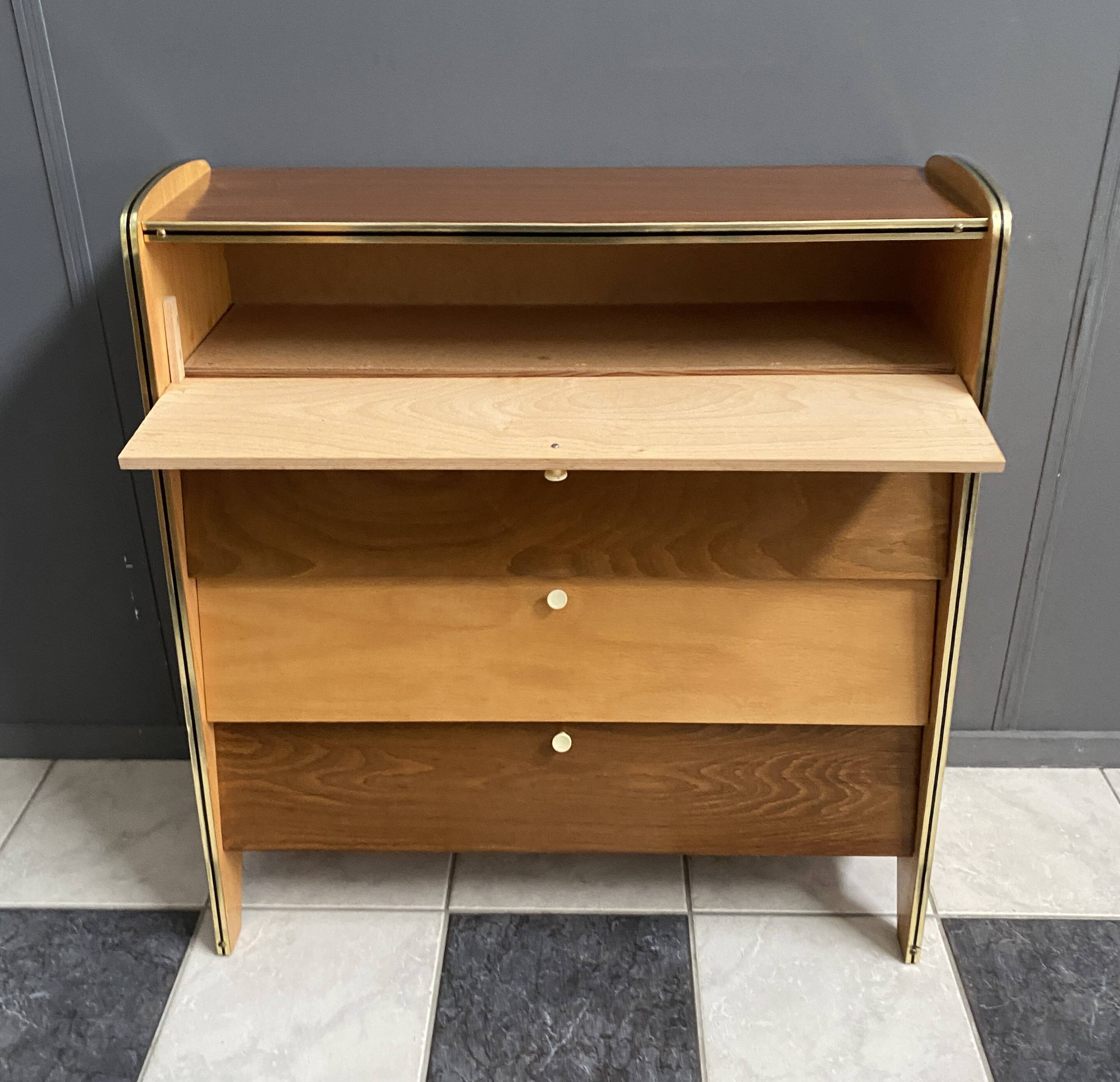 Wooden shoe cabinet, 1960s