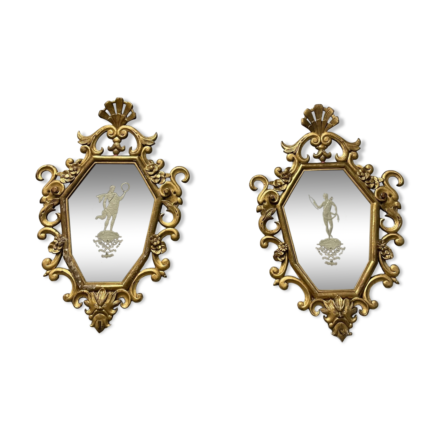 Pair of Italian mirrors