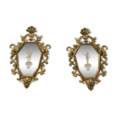 Paire de miroirs italiens