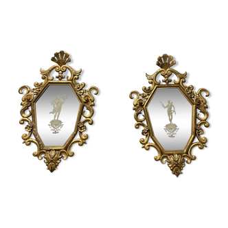 Pair of Italian mirrors