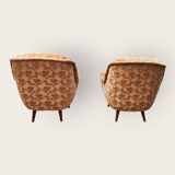Twee Mid Century fauteuils