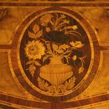 Pair of Louis XV style inlaid Lombard bedside tables
