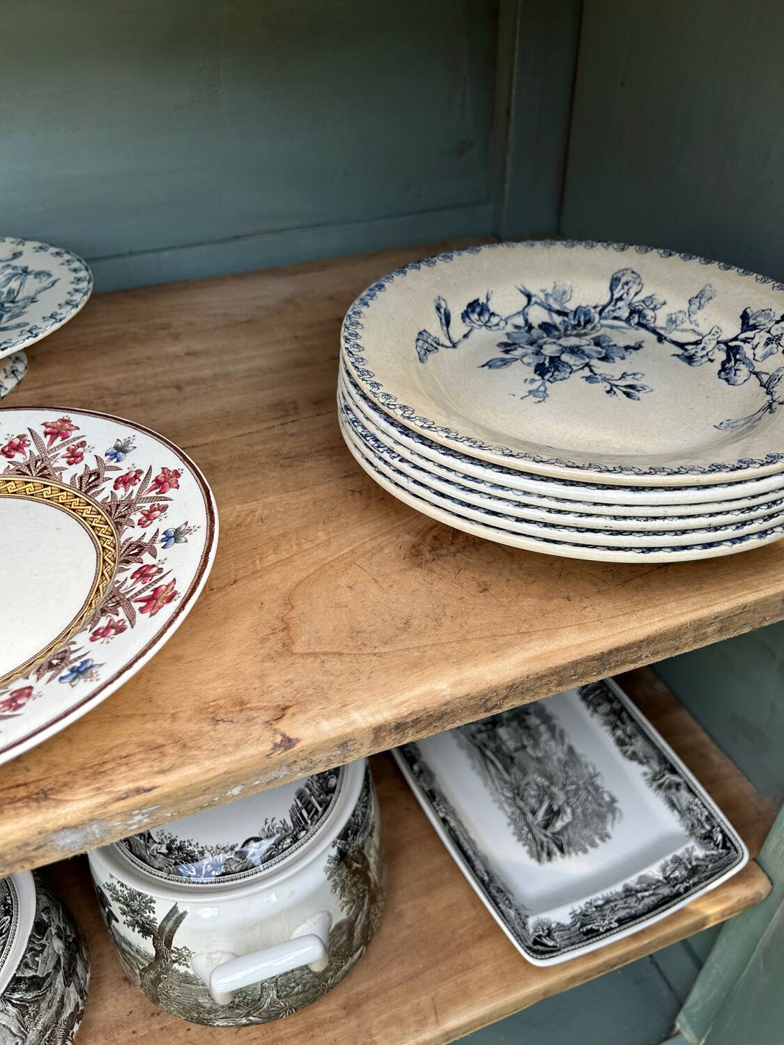 Antique country-style sideboard