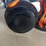 Paire de vase en verre vintage