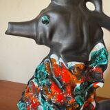 Ceramic seahorse pitcher from the 60s