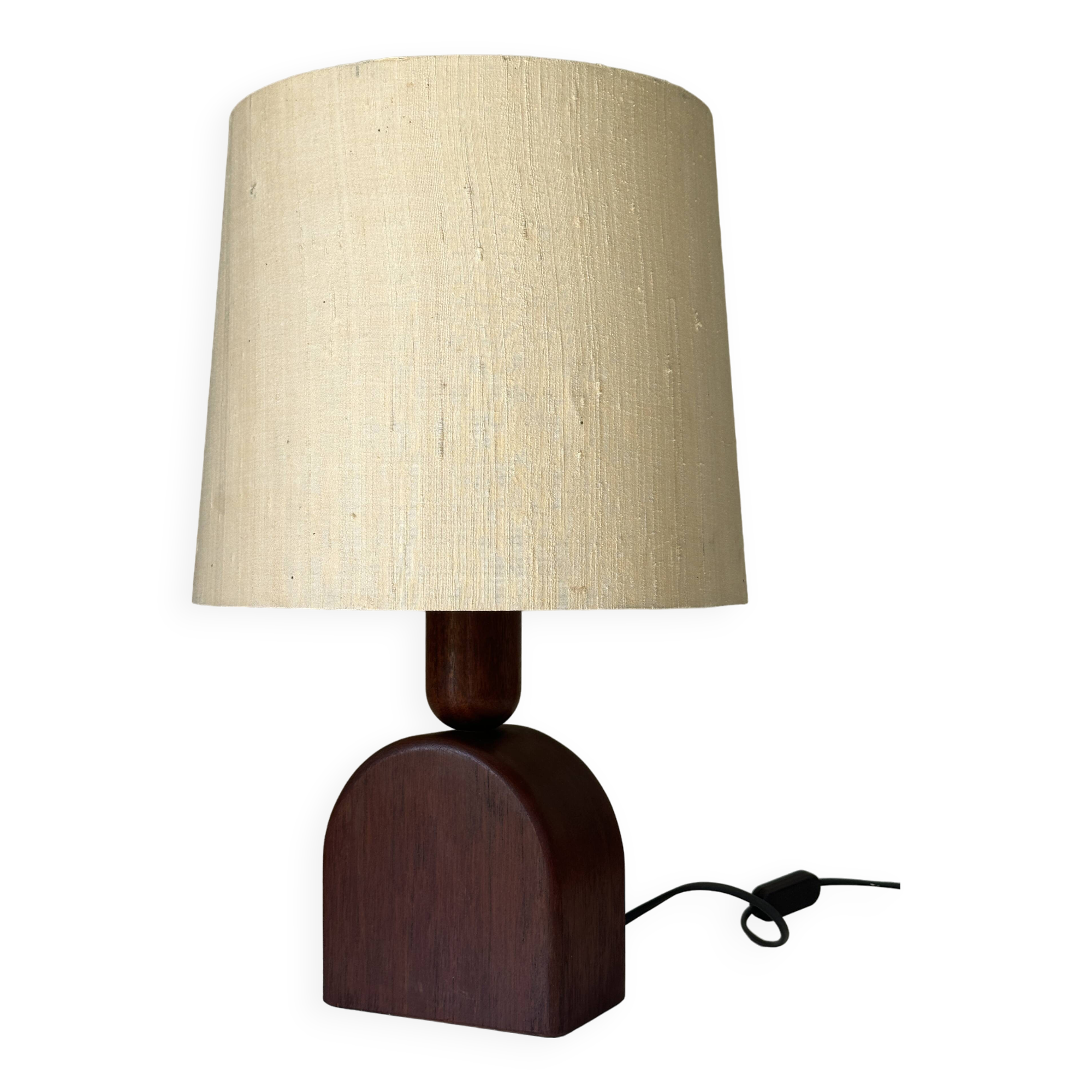 Vintage teak lamp, 60s design