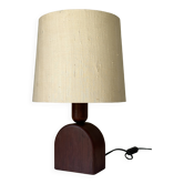 Lampe en teck vintage design années 60