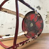 Workshop stool Nicolle patinated