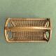 Vintage wicker and bamboo magazine rack