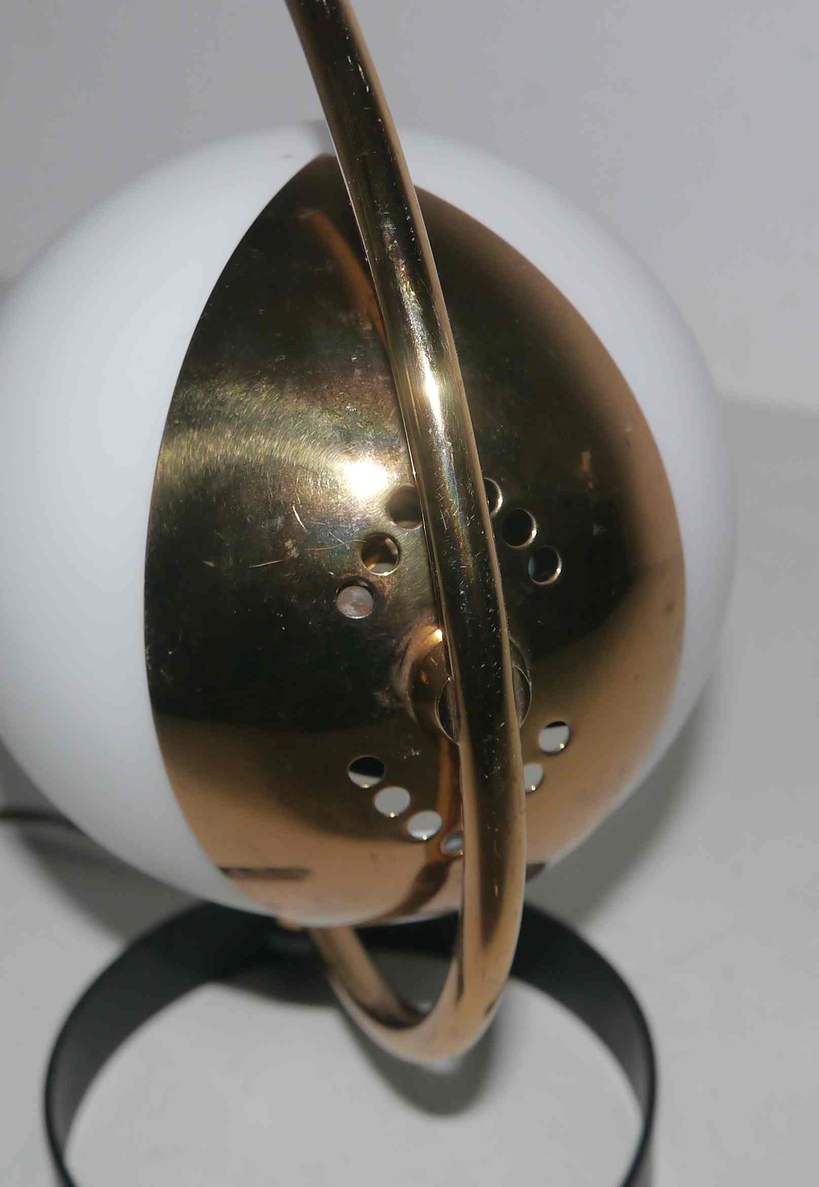 Lamp or wall lamp metal and opaline design 50's years