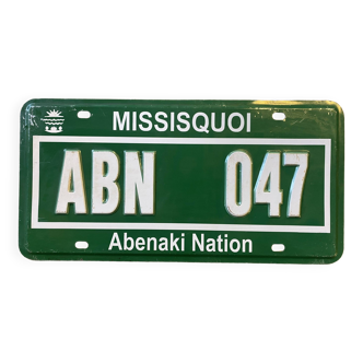 Plaque Missisquoi ABN 047