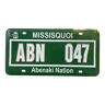 Missisquoi plate ABN 047