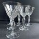6 port glasses stamped Baccarat - Service Austerlitz