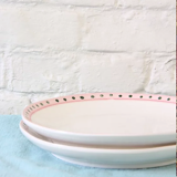 Set of two flat plates 'the bell'