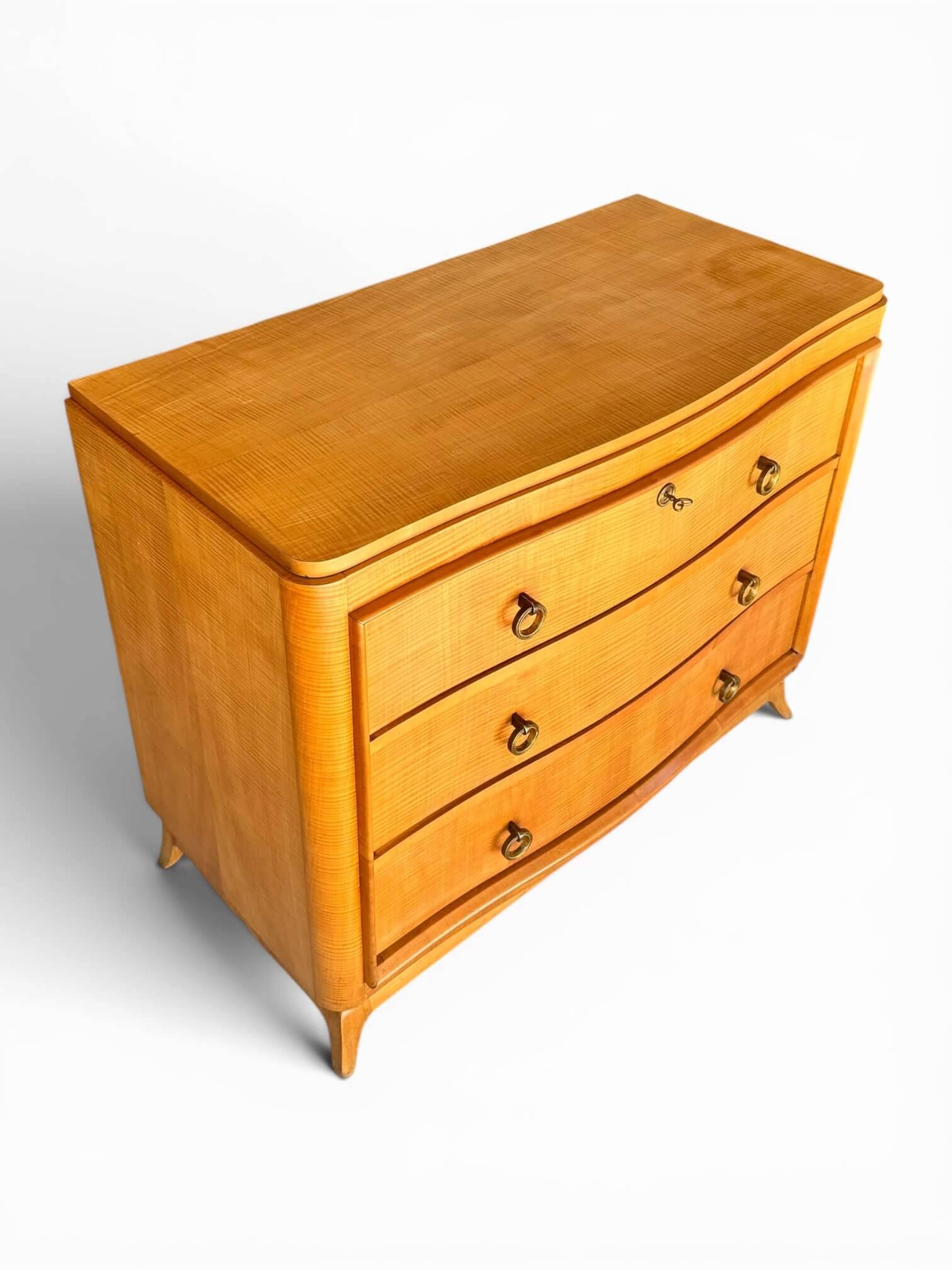 Commode en sycomore René Prou, vers 1940