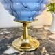 Small Art Deco lamp in marbled opaline.