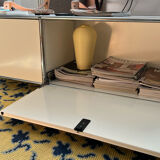 White USM two-box cabinet