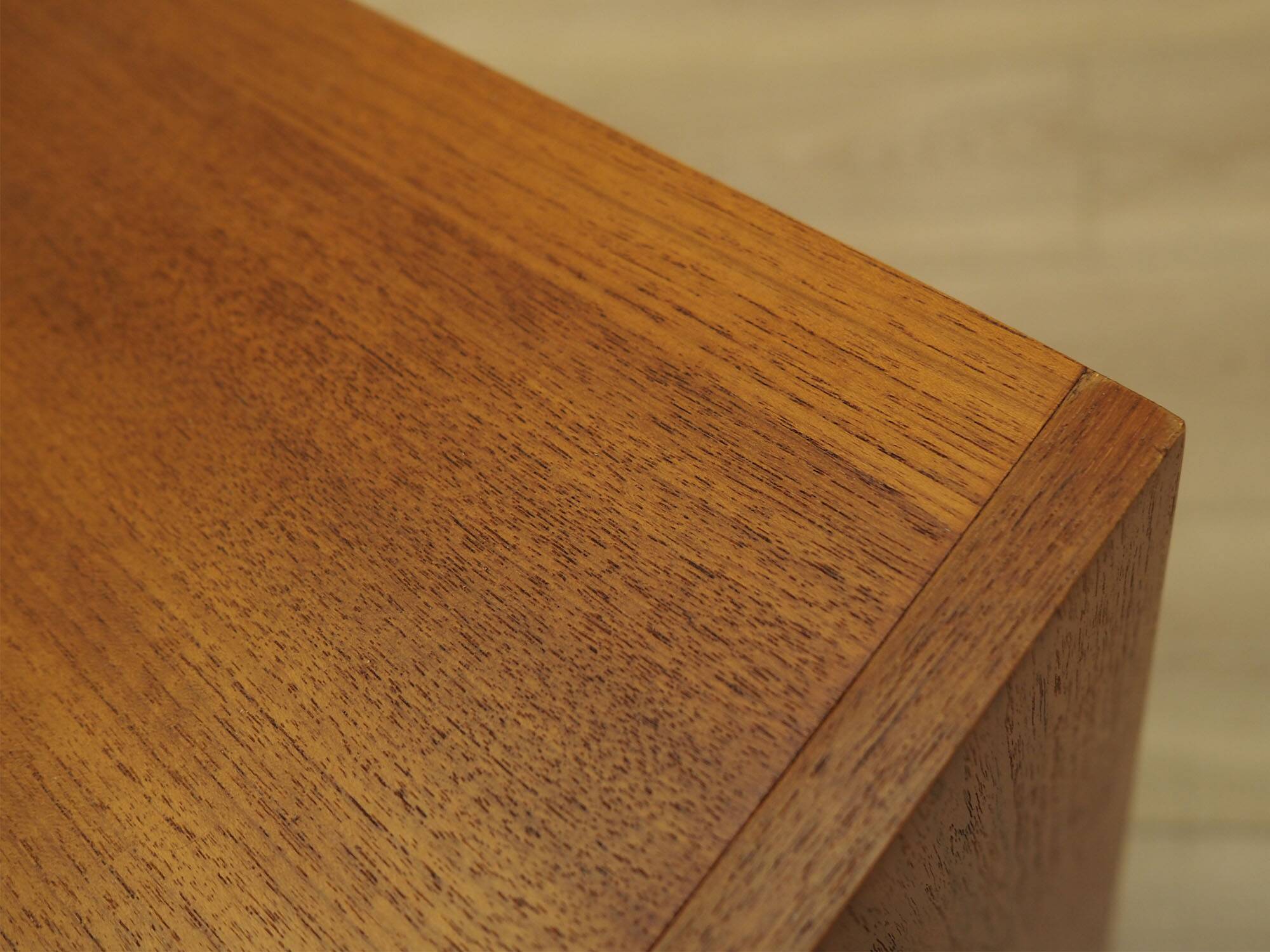 Danish Veneered Cabinet with Drawer, 1960s