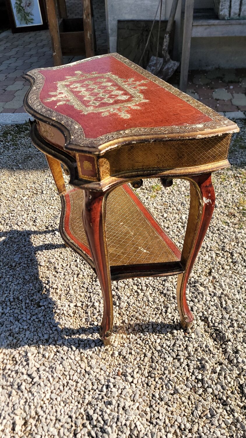 Venetian bedside table