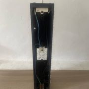 Vintage Erco glass and Bakelite wall light
